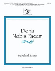 Dona Nobis Pacem Handbell sheet music cover Thumbnail